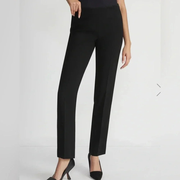 Lafayette 148 New York Pants - NWOT Lafayette 148 New York Black Ankle Length Virgin Wool Trouser Pants SIZE 8